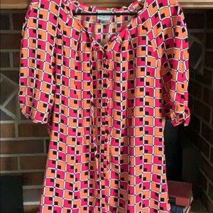 Worthington wrinkle free bright top